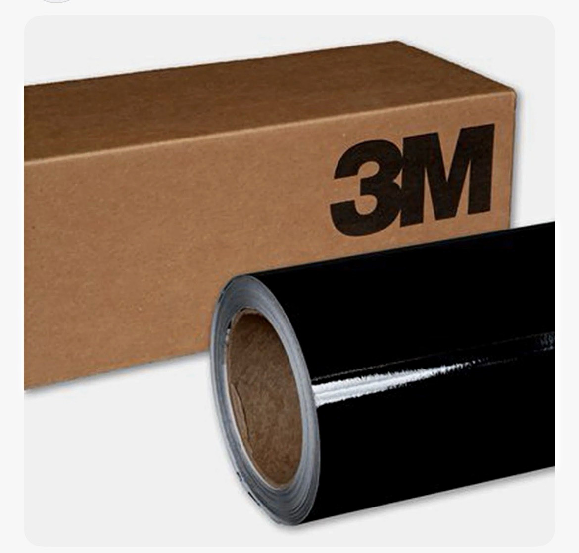 3M Wrap Film Series 2080 Gloss Black Vinyl Wrap Film Roll MPN 2080 60/12 feet 3M Wrap Film Series 2080 Gloss Black Vinyl Wrap Film Roll MPN 2080 60/12 feet