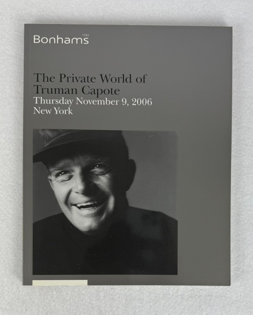 The Private World of Truman Capote Auction Catalog – Bonhams (2006)