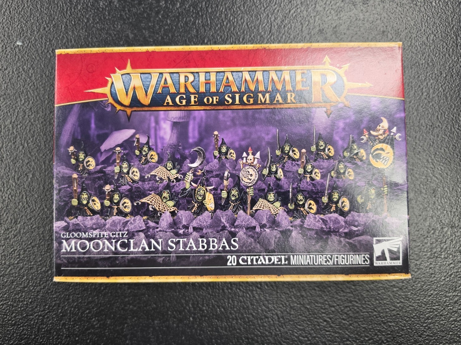 Warhammer Age of Sigmar: Gloomspite Gitz - Moonclan Stabbas NIB Sealed Warhammer Age of Sigmar: Gloomspite Gitz - Moonclan Stabbas NIB Sealed