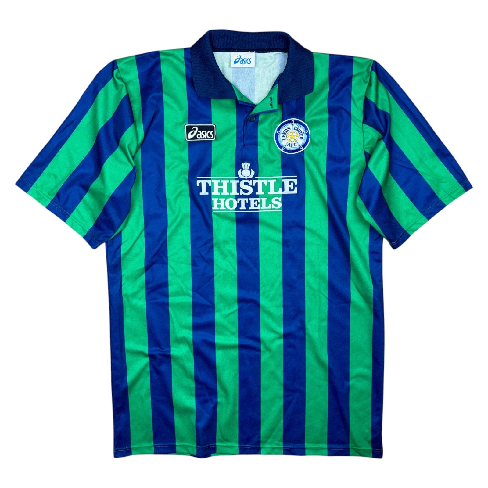 Original Leeds United 1993-1994 Player-Issue Asics Third Football Shirt
