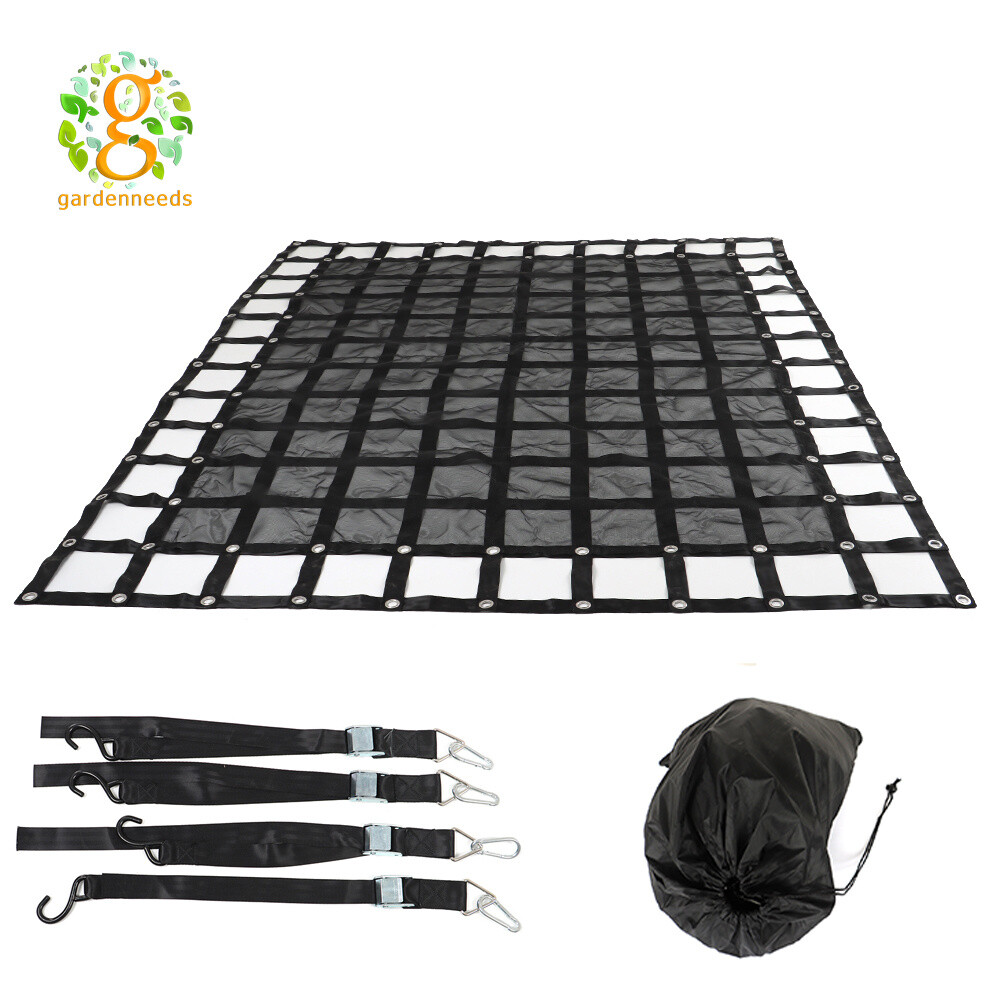 Heavy Duty Pickup Truck Cargo Net Cargo Net MGN-100 Standard Bed Black 8\'×6.75\'