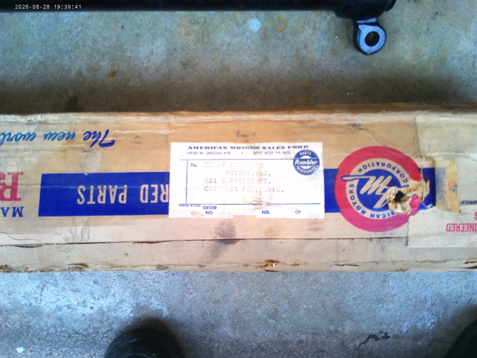 New NOS AMC American Motors Rambler Monroe Power Steering Cylinder 3203685 New NOS AMC American Motors Rambler Monroe Power Steering Cylinder 3203685