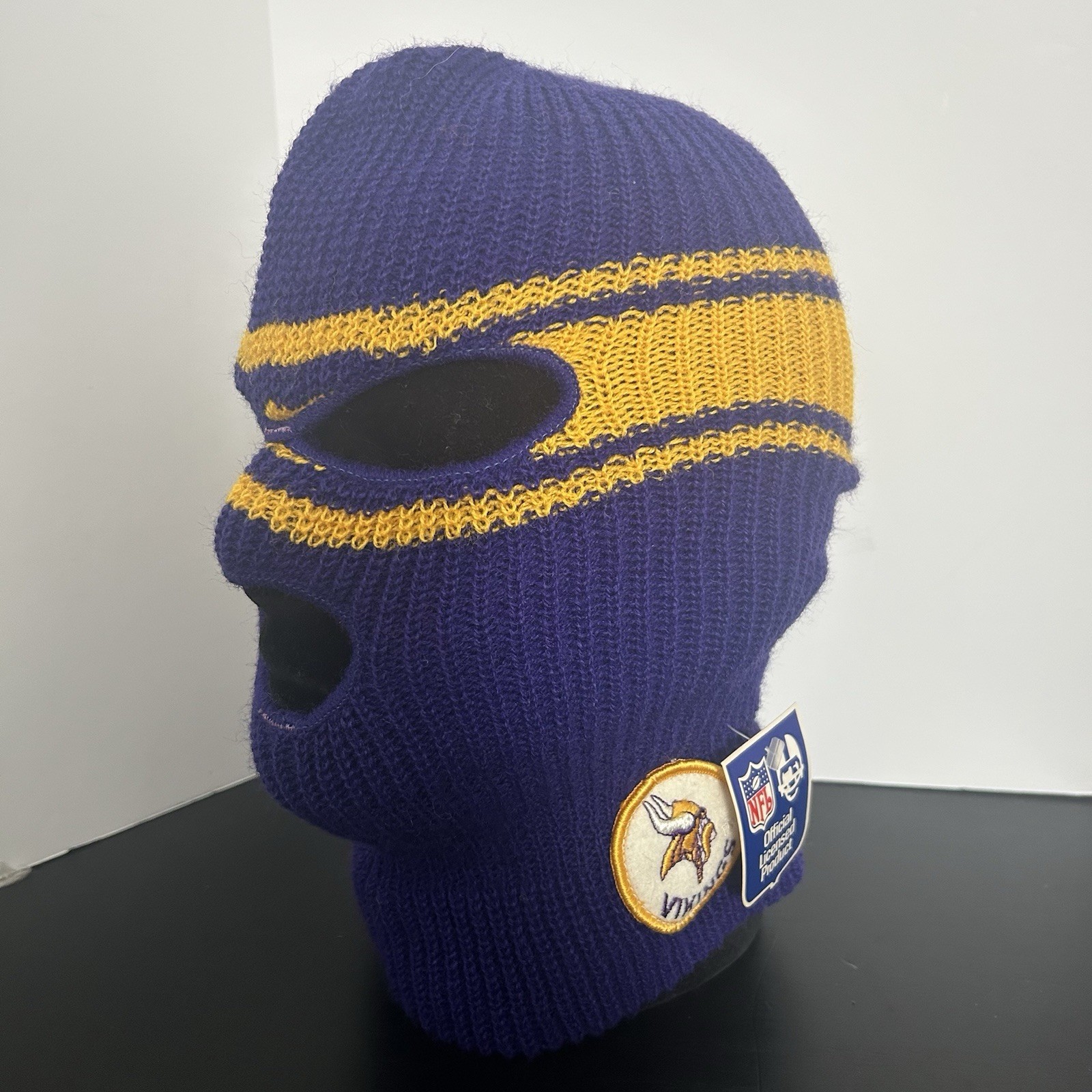 Vintage Minnesota Vikings Ski Mask Winter Cap Hat Adult 70s 80s NFL USA Sheisty Vintage Minnesota Vikings Ski Mask Winter Cap Hat Adult 70s 80s NFL USA Sheisty