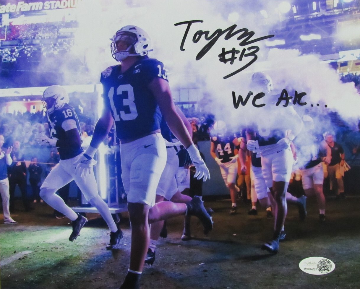 Tony Rojas Autographed/Inscribed 8x10 Photo Penn State JSA 195659 Tony Rojas Autographed/Inscribed 8x10 Photo Penn State JSA 195659
