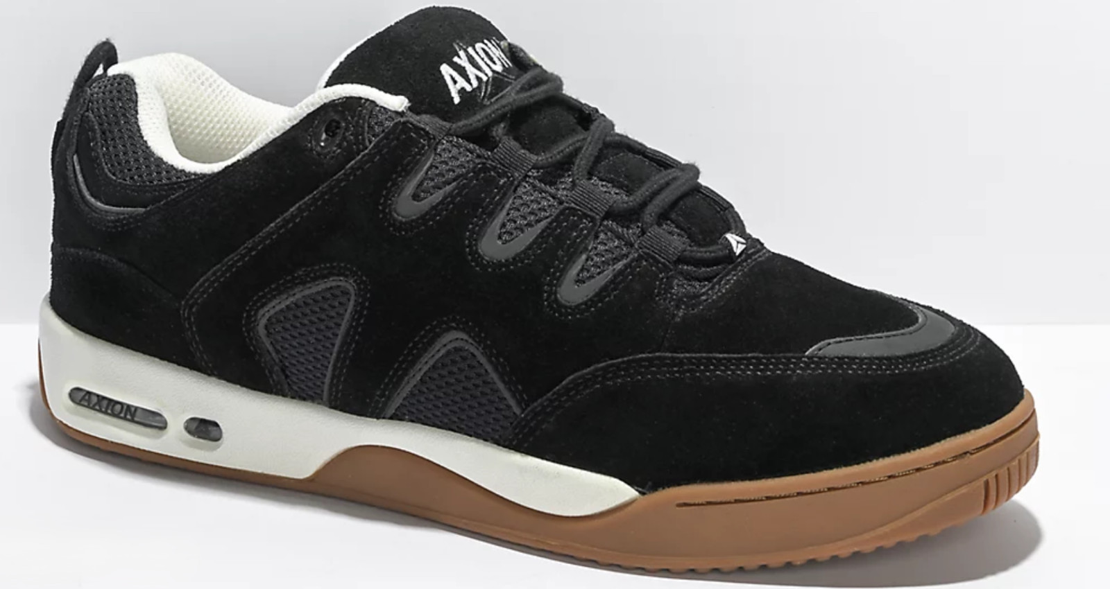 New Axion Footwear Official Black Gum Skateboard Shoes New Axion Footwear Official Black Gum Skateboard Shoes