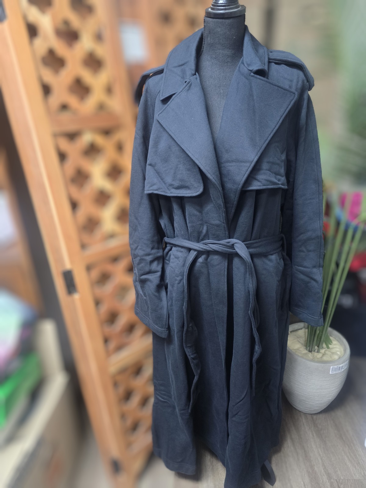 Skims Boyfriend Fleece Oversized Trench Coat Skims Boyfriend Fleece Oversized Trench Coat
