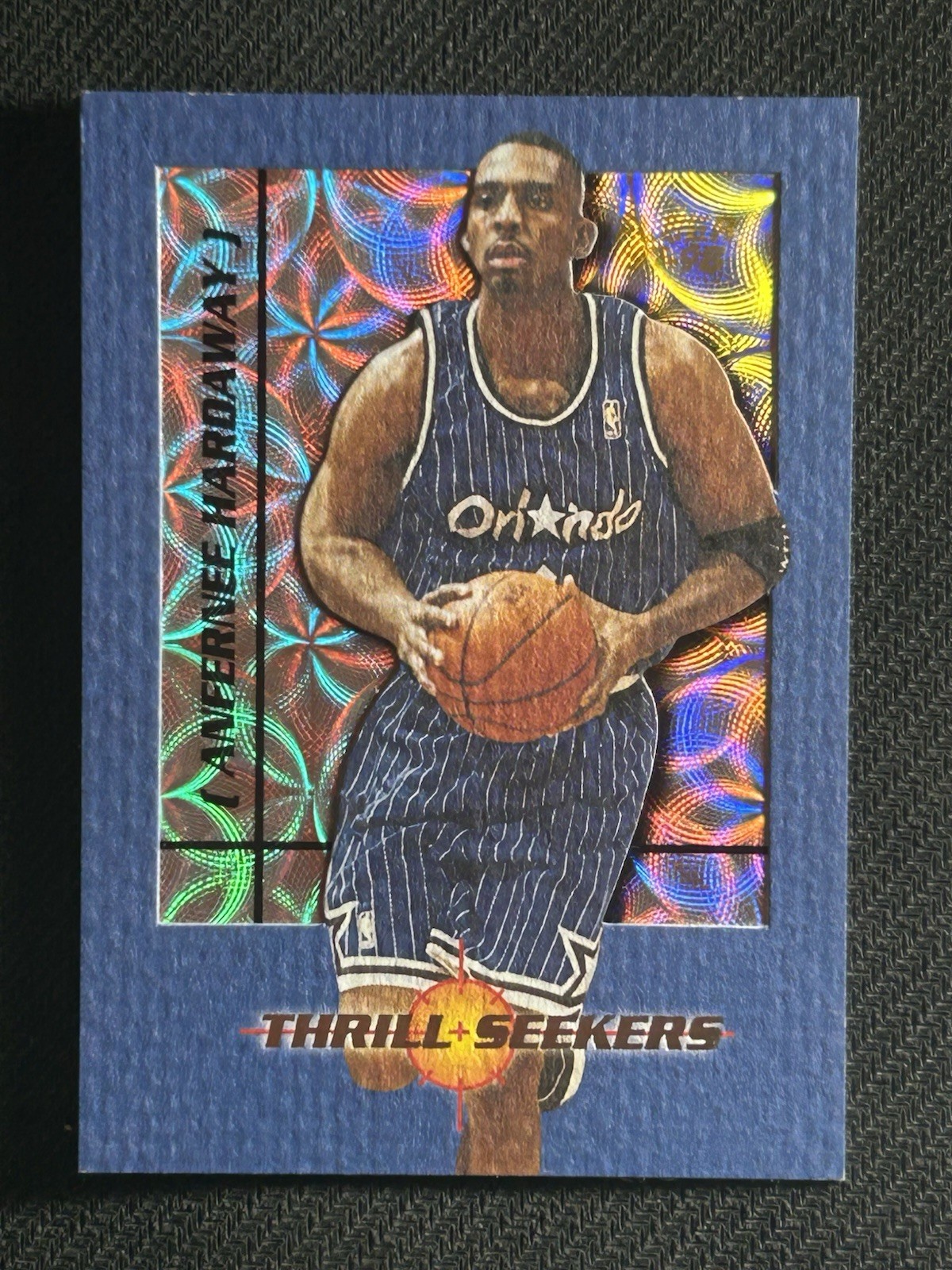 1997-98 Fleer Anfernee Hardaway Thrill Seekers SSP Insert #4TS #4 Of 10 Magic