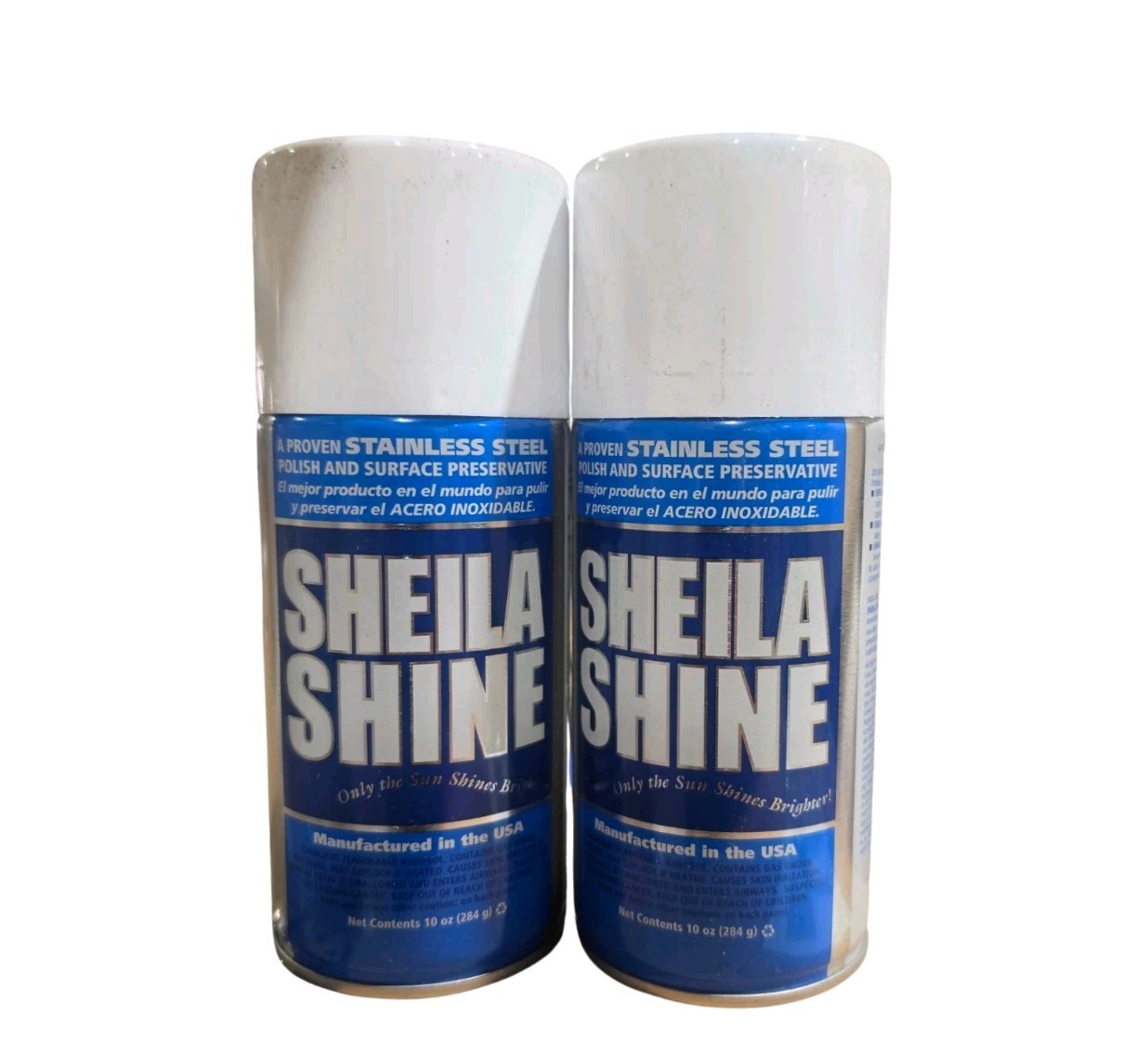 Sheila Shine 10oz Stainless Steel Cleaner and Polish, Kitchen, Auto (PACK OF 2)