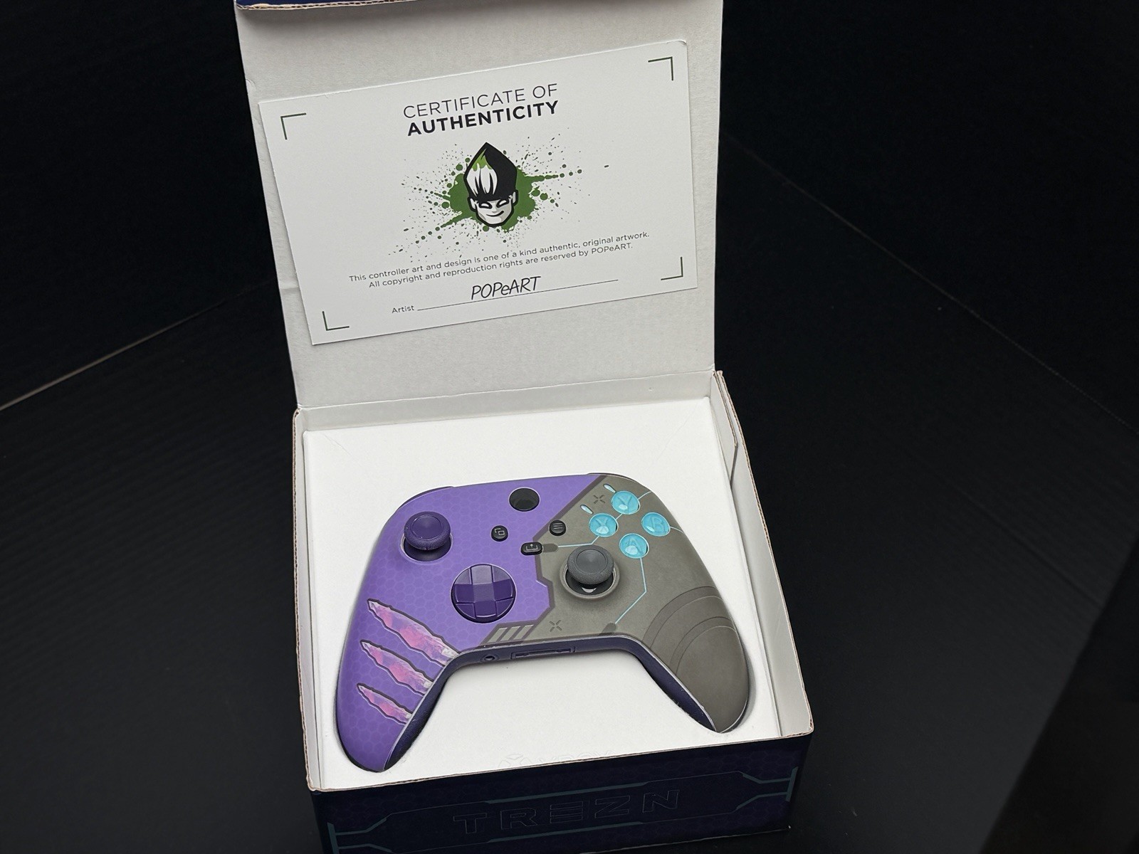 Rare Xbox Halo Needler Controller By Trezn / PopeArt Limited Edition With BOX