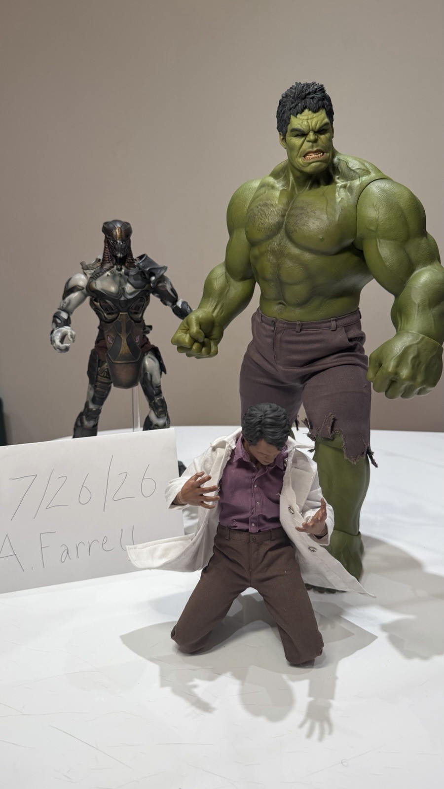 Hot Toys Bruce Banner Only (MMS230) With Chitauri Guard (Full Figure) Hot Toys Bruce Banner Only (MMS230) With Chitauri Guard (Full Figure)