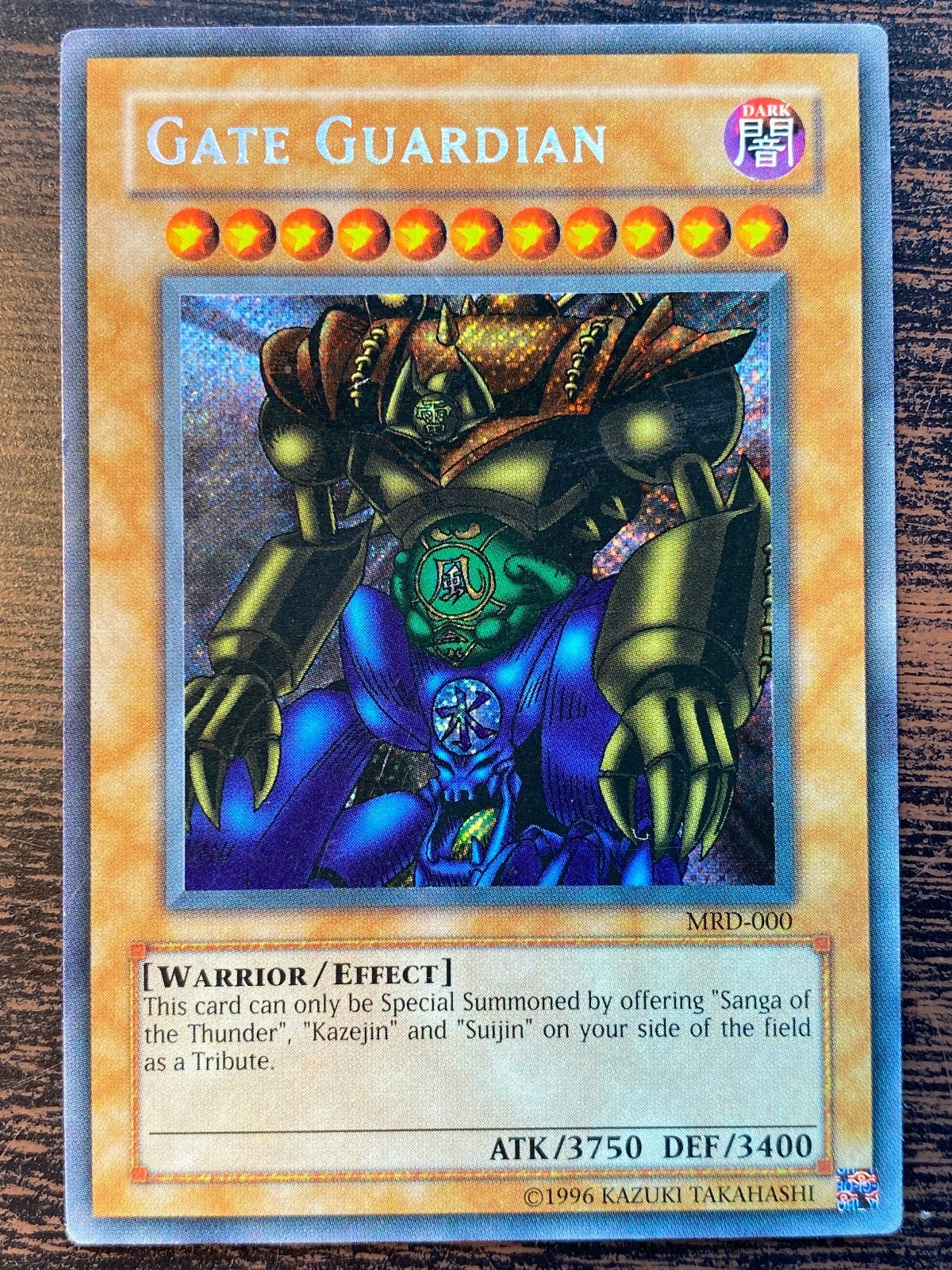 Gate Guardian MRD-000 Secret Rare Metal Raiders Yu-Gi-Oh Unlimited HP+ Gate Guardian MRD-000 Secret Rare Metal Raiders Yu-Gi-Oh Unlimited HP+