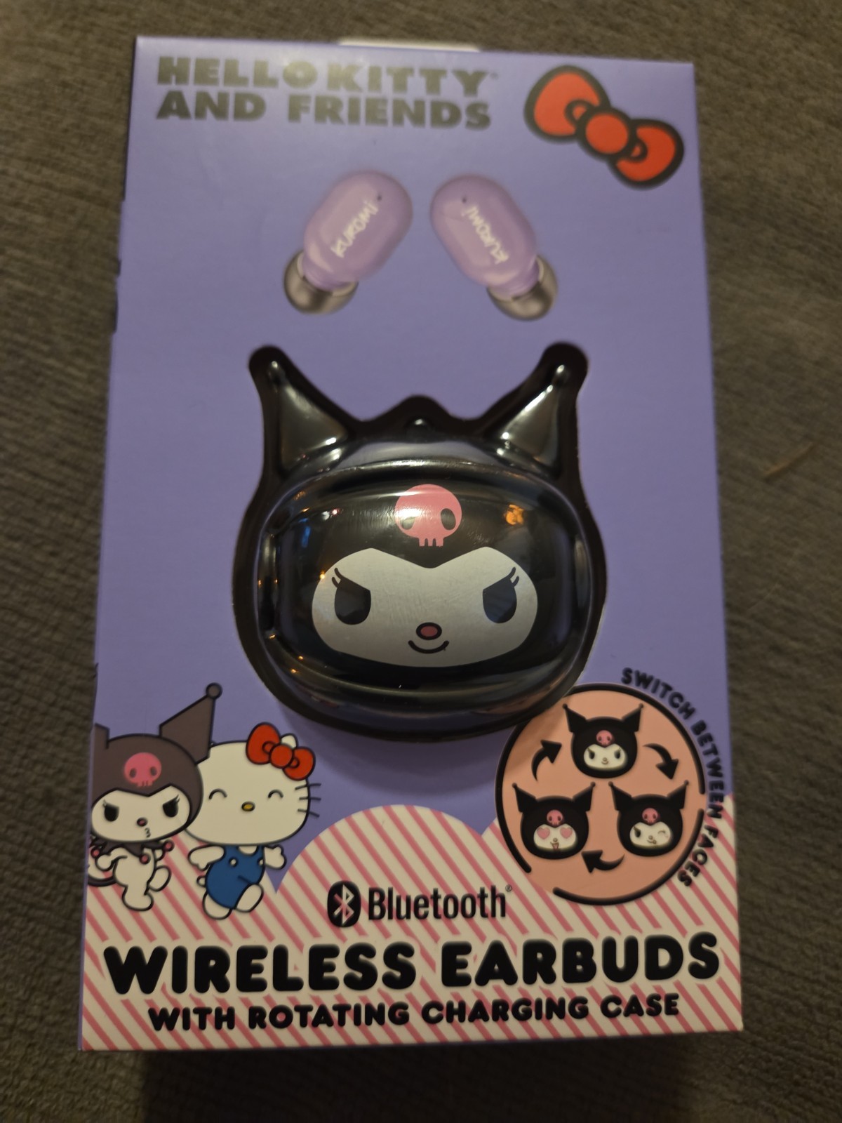 New Cute Sanrio Hello Kitty Kuromi Bluetooth Wireless Earbuds w/ Charging Case
