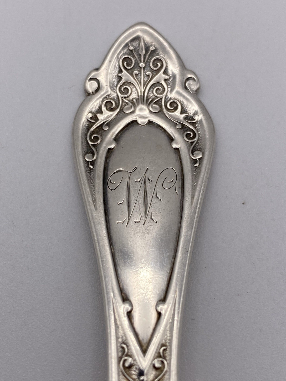 Exquisite Wood & Hughes Sterling Silver Spoon - Monogram \
