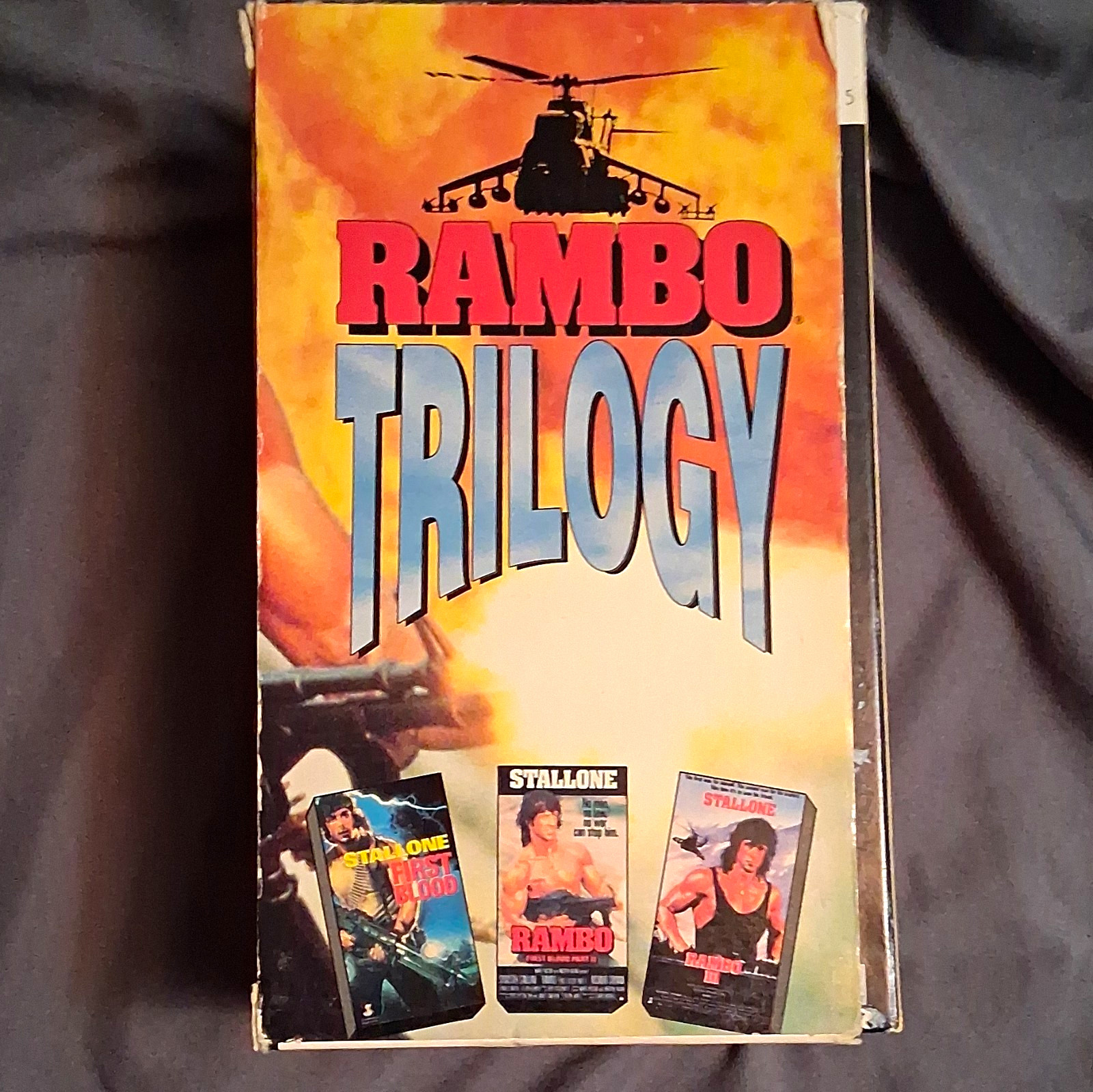 Avid Rambo Trilogy VHS Box Set NTSC R 1982 Action Adventure English