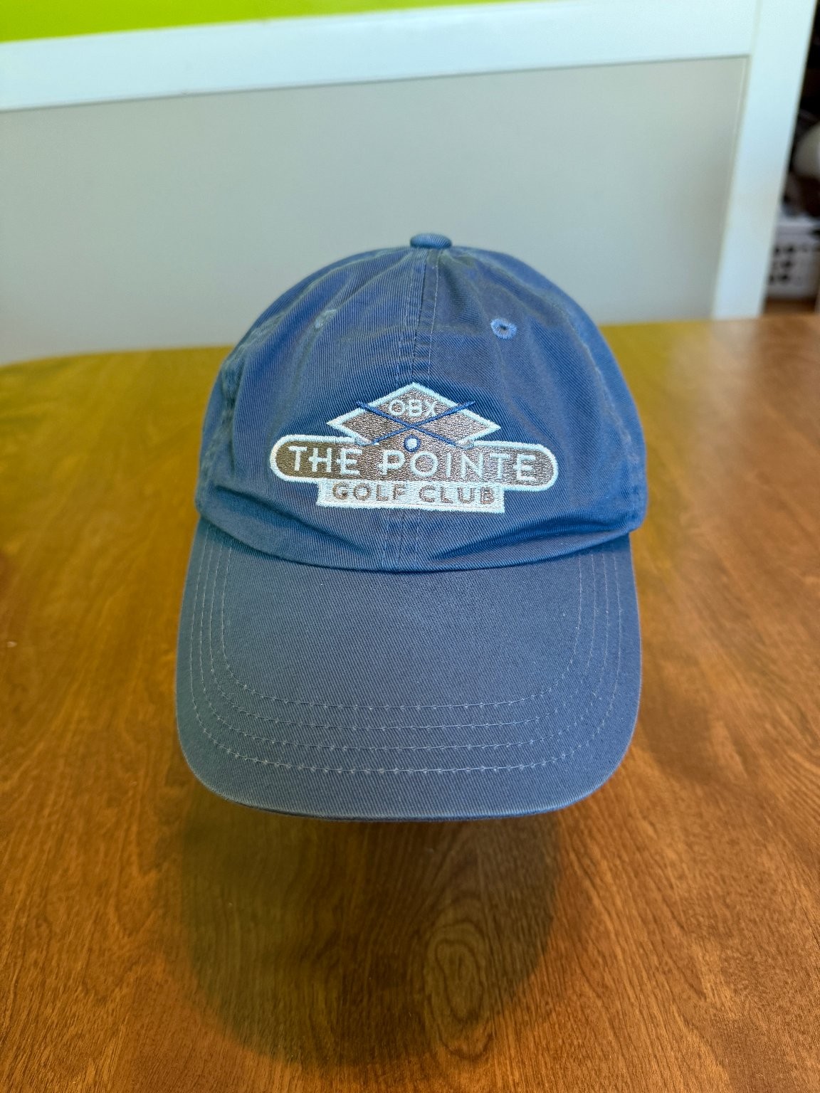 Imperial OBX The Pointe Golf Club Blue Adjustable Baseball Cap Hat Men\'s Flag
