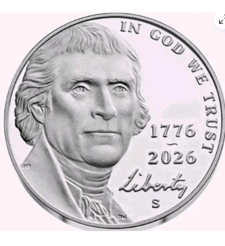 1776 - 2026 S Proof JEFFERSON NICKEL - IN HAND 1776 - 2026 S Proof JEFFERSON NICKEL - IN HAND