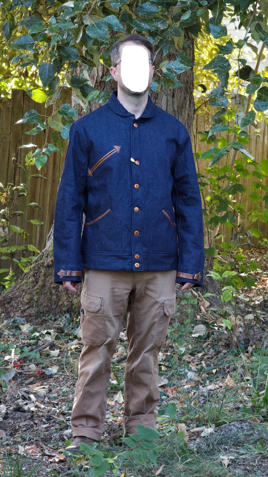 Red Tornado Men\'s Western Railroad Denim Jacket sz 48 COPY of mr freedom drover