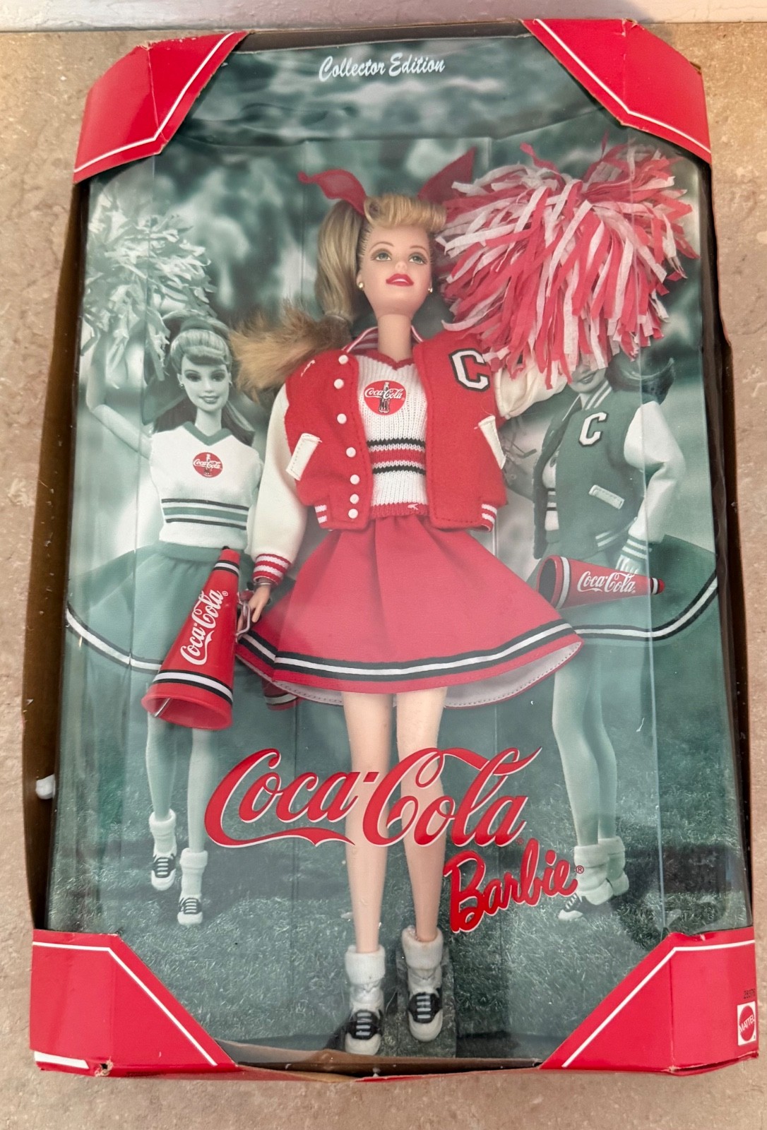 Coca-Cola Barbie Collector Edition Cheerleader Doll Red/White Coca-Cola Barbie Collector Edition Cheerleader Doll Red/White