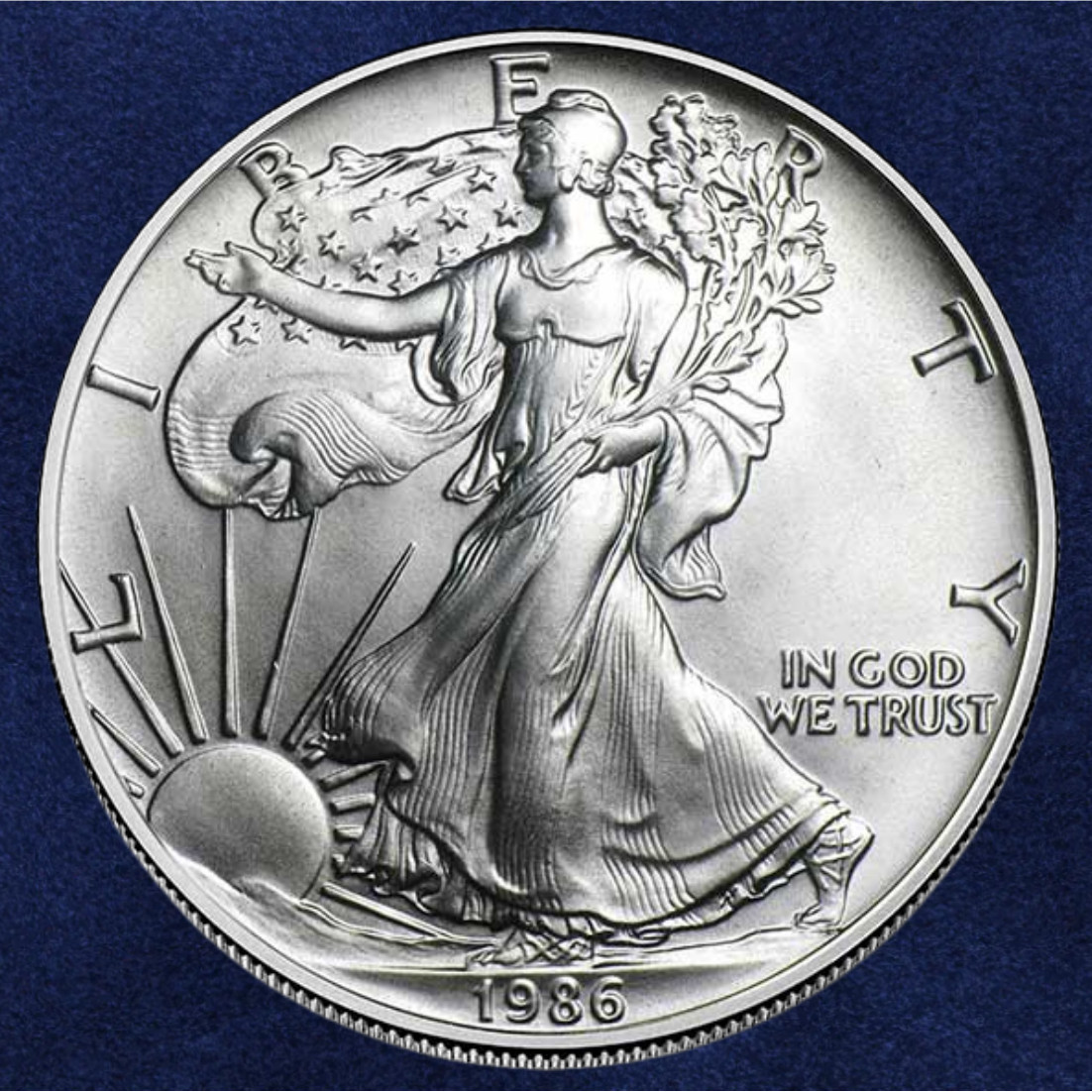 1986 1st Year American Silver Eagle .999 1oz - BU 1986 1st Year American Silver Eagle .999 1oz - BU