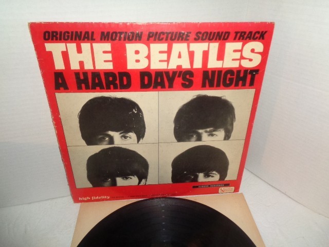 The Beatles A Hard Day\'s Night Album 1964 Original Print Error I Cry Instead The Beatles A Hard Day\'s Night Album 1964 Original Print Error I Cry Instead