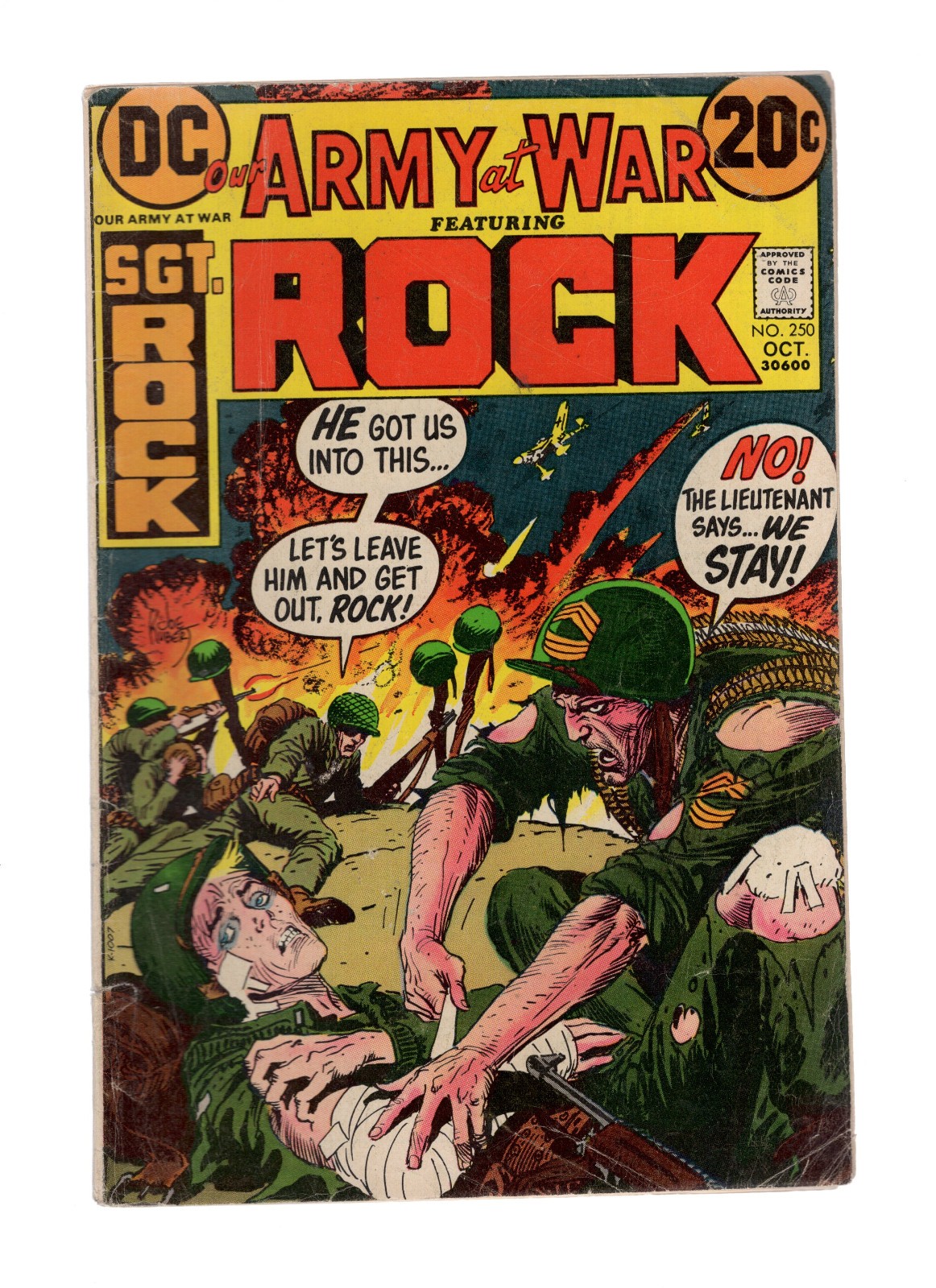Our Army at War Lot of 3 Comics - #250 #265 #277 - Sgt. Rock - Lower Grade Our Army at War Lot of 3 Comics - #250 #265 #277 - Sgt. Rock - Lower Grade
