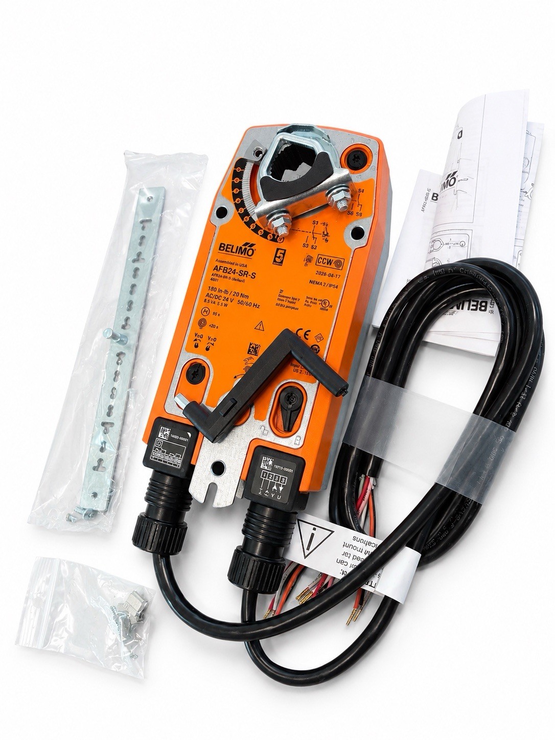 Belimo AFB24-SR-S Damper Actuator 24vac/Dc 180 In-lb Brand New In Box