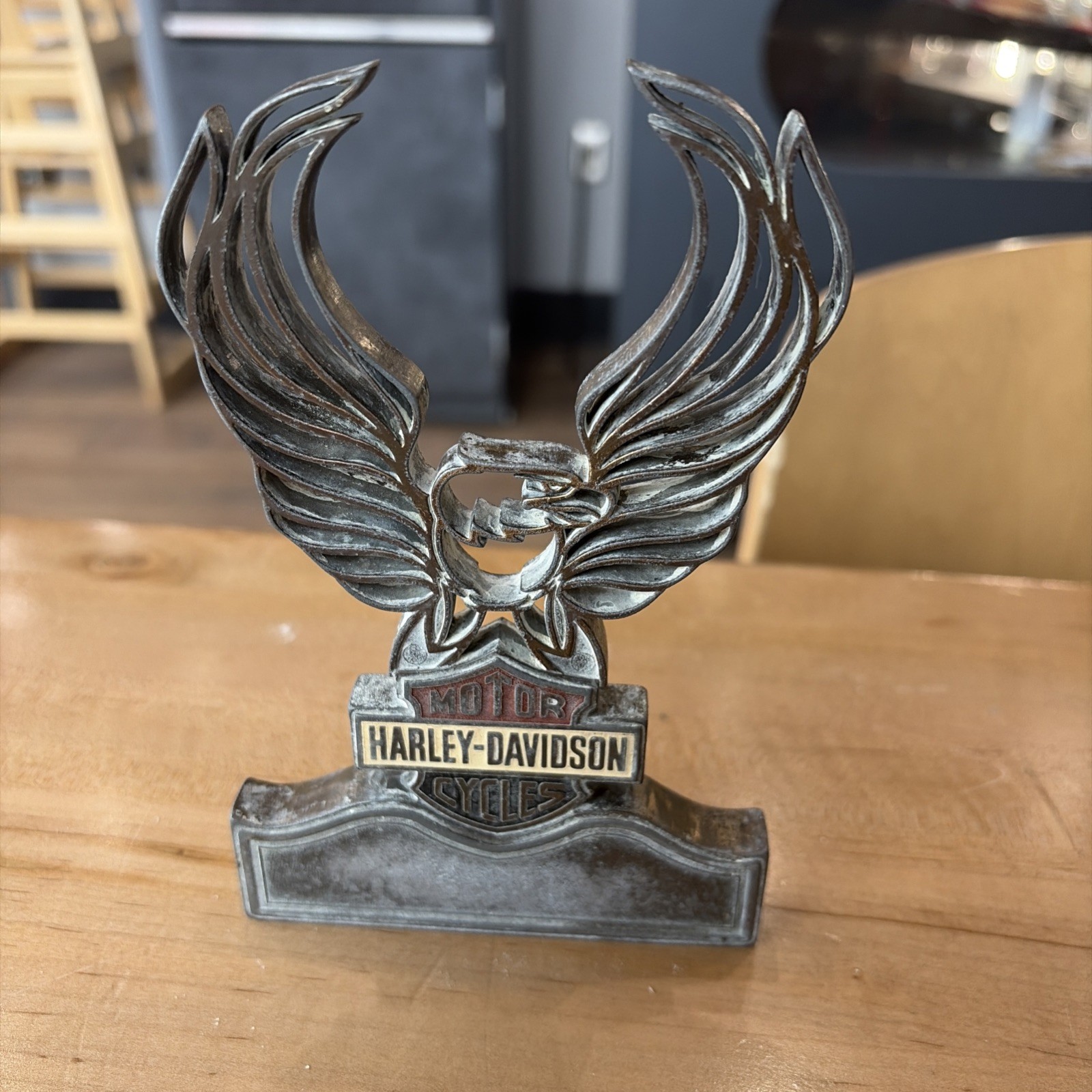 Harley Davidson Eagle Cutout Flaming Wings Sissy Bar Insert HTF Part # 99042-81 Harley Davidson Eagle Cutout Flaming Wings Sissy Bar Insert HTF Part # 99042-81