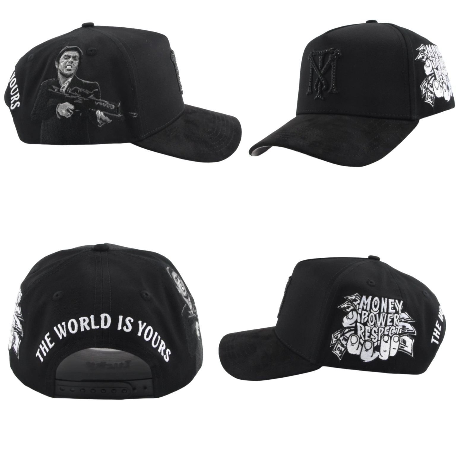Limited Edition Scarface Tony Montana Hat Black - 2 Weeks International Ship Limited Edition Scarface Tony Montana Hat Black - 2 Weeks International Ship