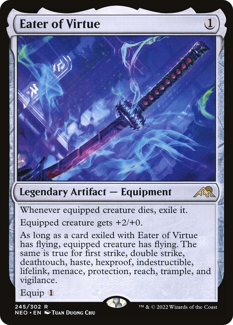 NM - Eater of Virtue NEO - 245 Kamigawa: Neon Dynasty NM - Eater of Virtue NEO - 245 Kamigawa: Neon Dynasty