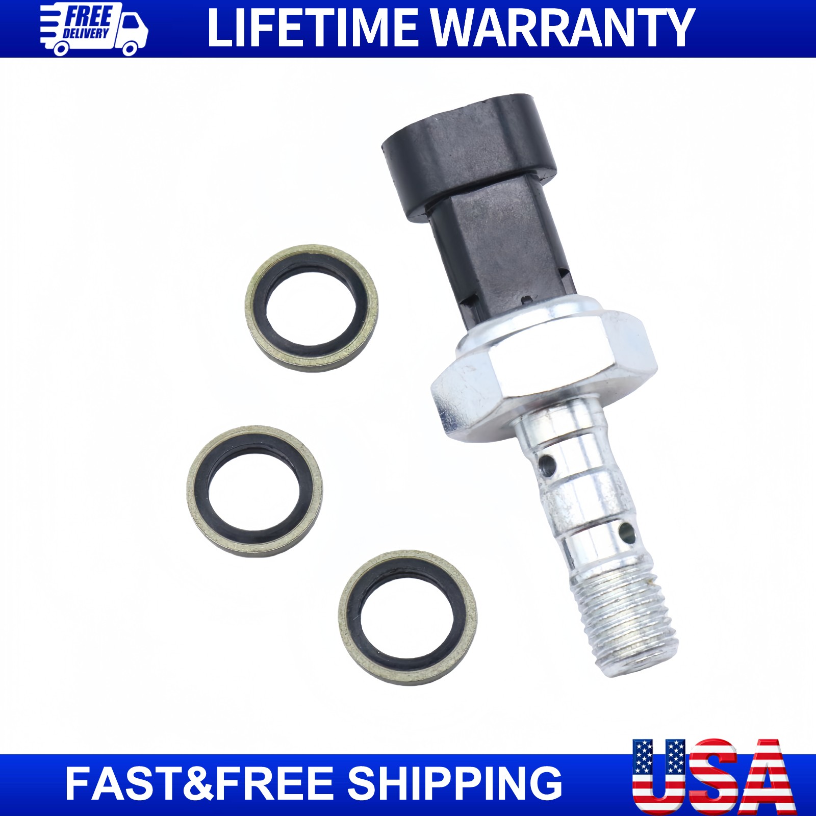 Fit 2019-2024 Polaris Ranger XP 1000 Brake Pressure Sensor Switch 4014262 New