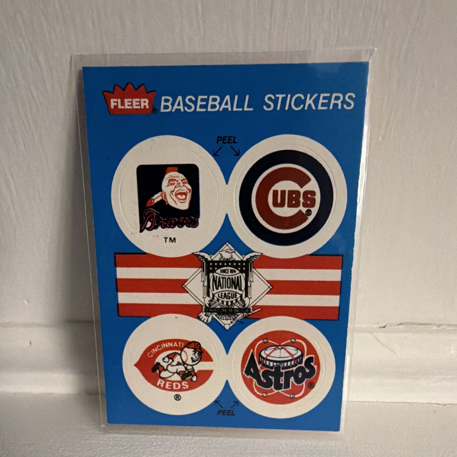 Fleer 1989 Baseball Stickers Houston Astros Team History Vintage Original Fleer 1989 Baseball Stickers Houston Astros Team History Vintage Original