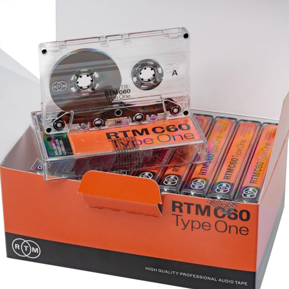 RTM Blank Audio Cassettes C60 Studio Quality Analog Recording - Pack of 10 RTM Blank Audio Cassettes C60 Studio Quality Analog Recording - Pack of 10