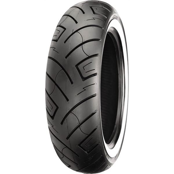 Shinko - 130/90-16 - 777 Heavy Duty Whitewall Rear Cruiser Motorcycle Tire