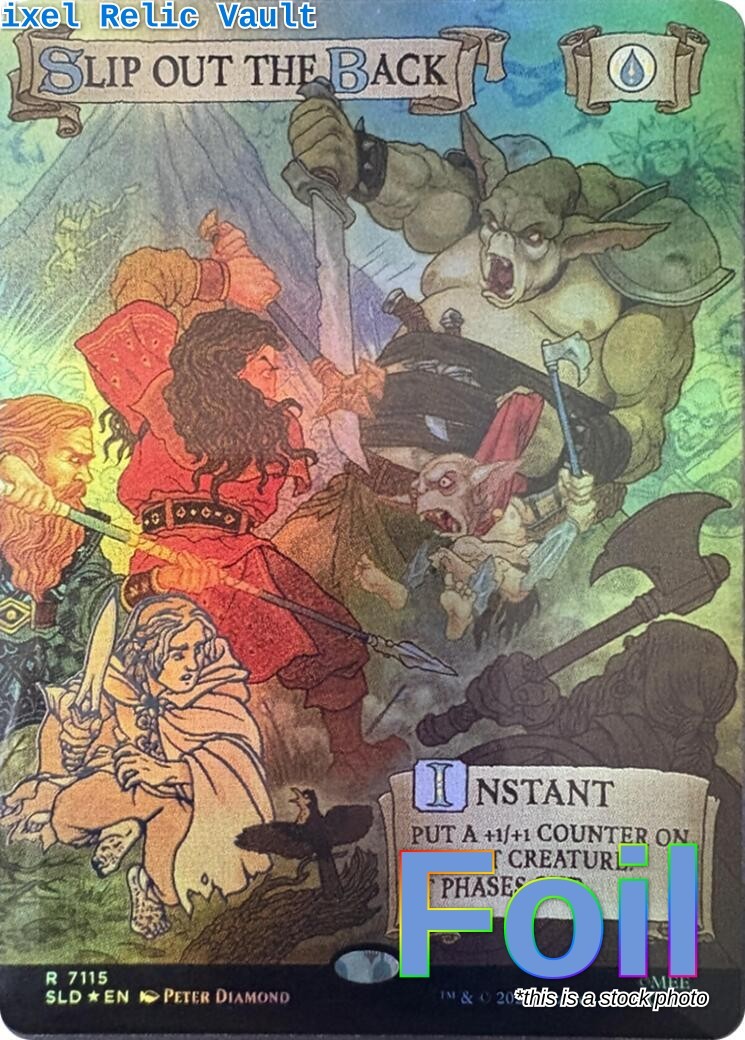 MTG - SLD - 7115 - Foil - NM - Slip Out the Back (Out Of Sight Foil) MTG - SLD - 7115 - Foil - NM - Slip Out the Back (Out Of Sight Foil)
