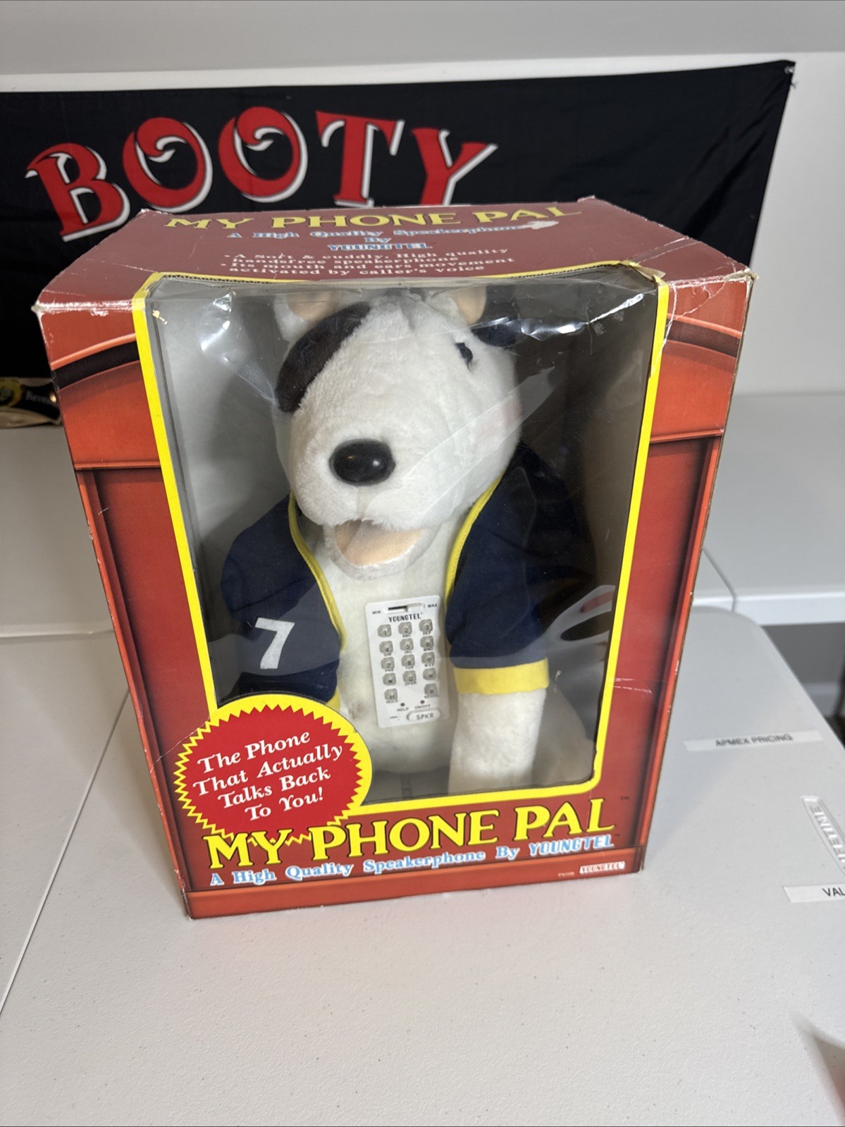 Vintage 1980’s “Spuds McKenzie”Promotional Plush Youngtel My Phone Pal Telephone