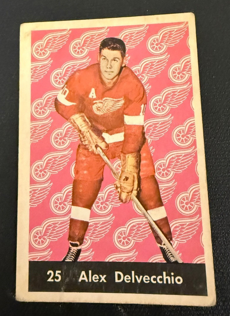 Alex Delvecchio 1961/62 Parkhurst Detroit Red Wings Good Alex Delvecchio 1961/62 Parkhurst Detroit Red Wings Good