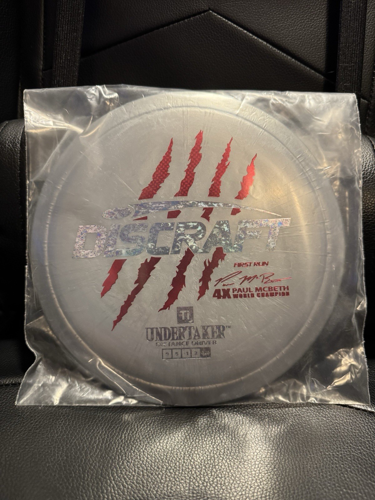 Discraft Titanium Undertaker First Run Paul McBeth 4X Claw – 164-166g Rare New
