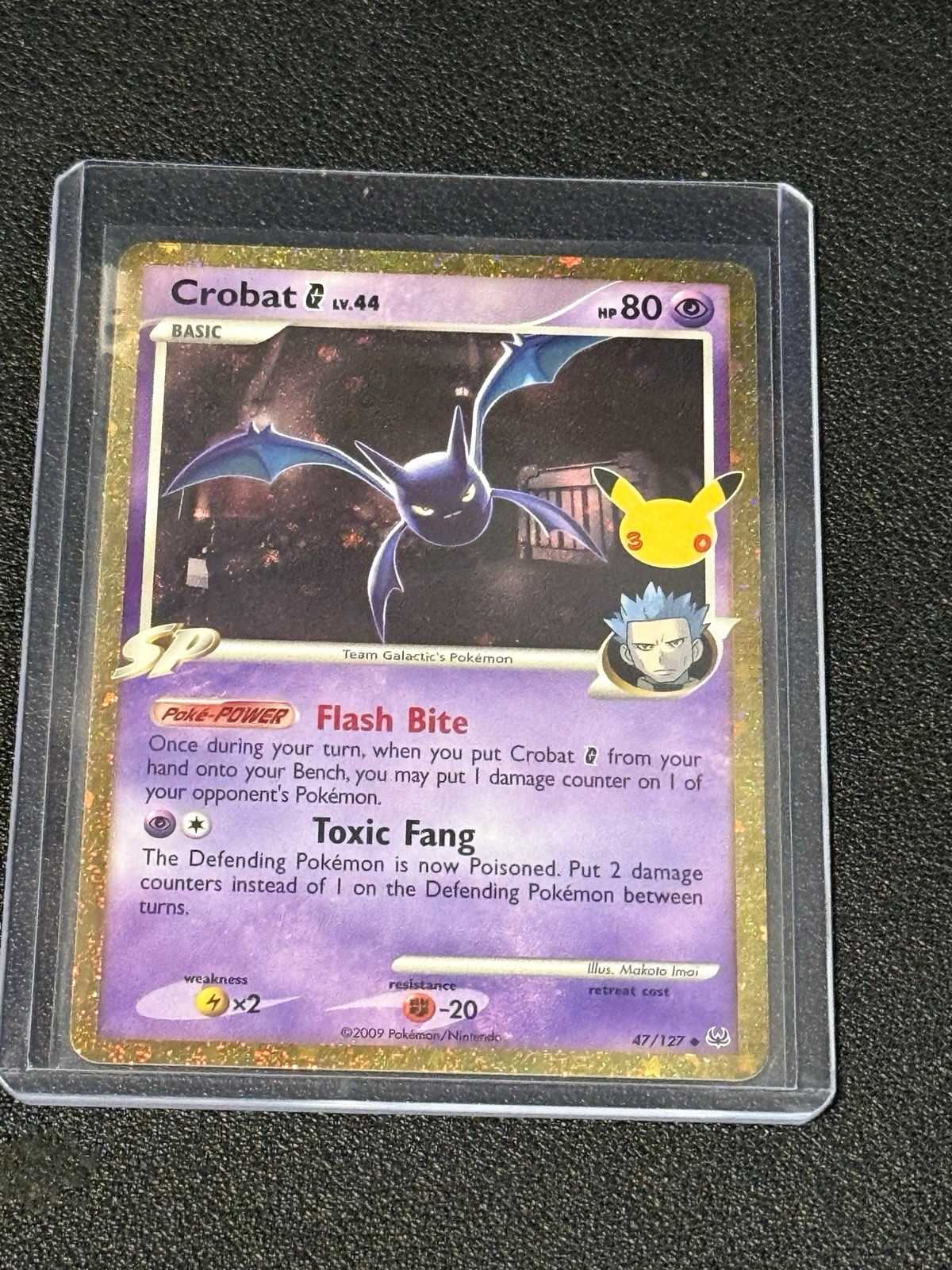 Pokémon TCG 30th celebration classic collection crobat SP English foil NM Pokémon TCG 30th celebration classic collection crobat SP English foil NM