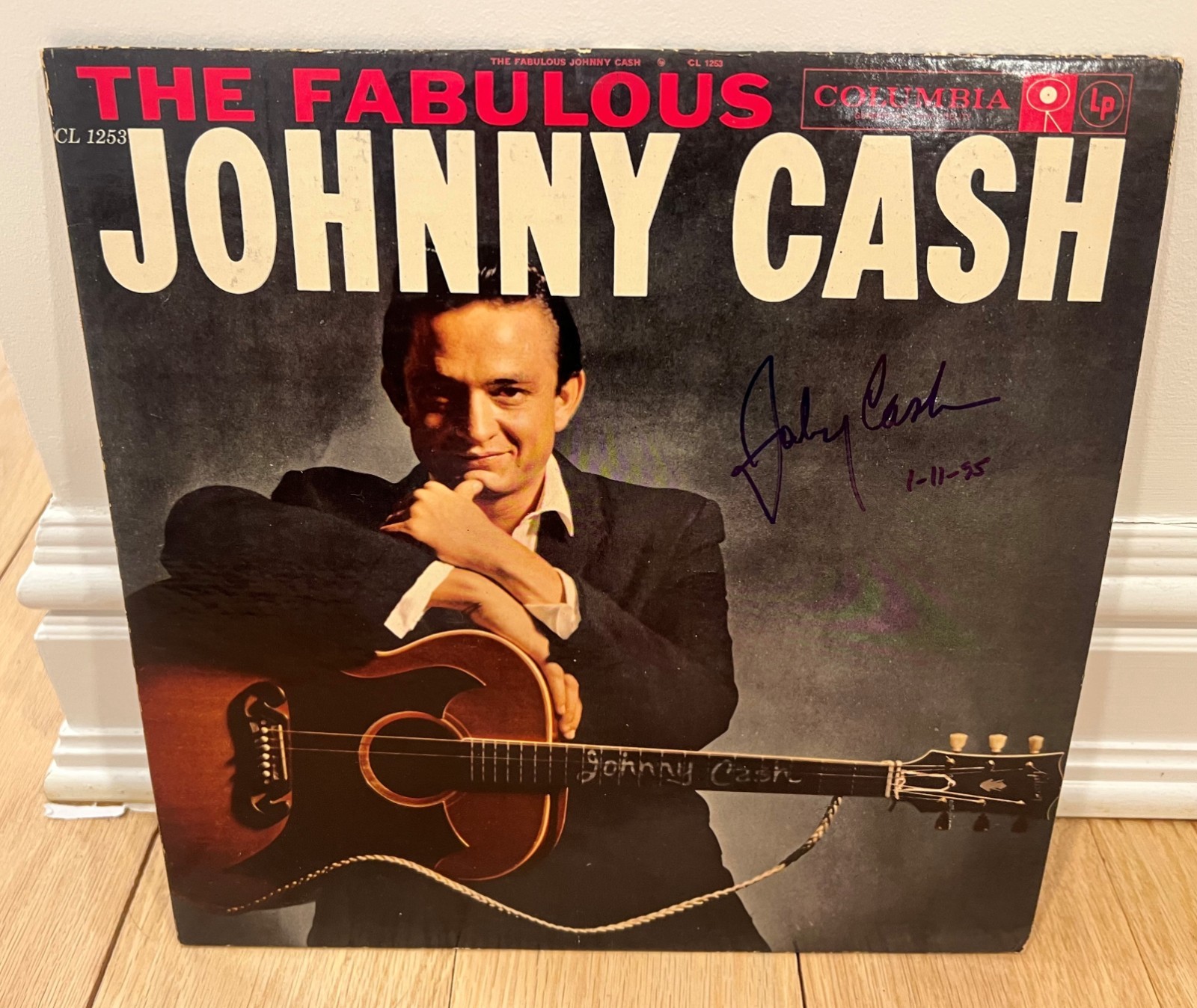 Johnny Cash Album Signed The Fabulous Johnny Cash
