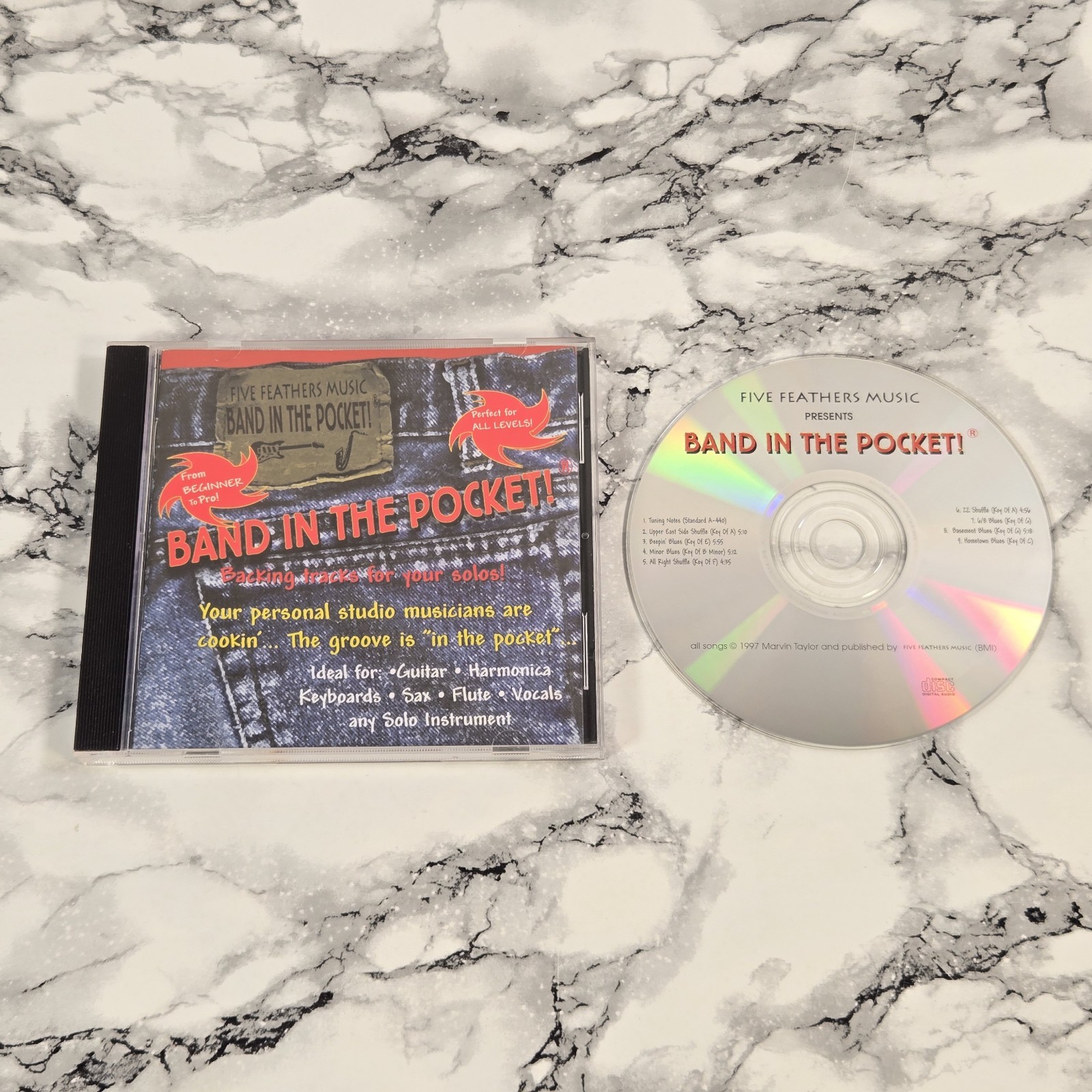 Five Feathers Music - Band In The Pocket (CD, 1997) -- Actual Blues Sessions