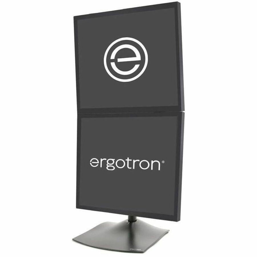 Ergotron DS100 Dual-Monitor Desk Stand, Vertical Ergotron DS100 Dual-Monitor Desk Stand, Vertical