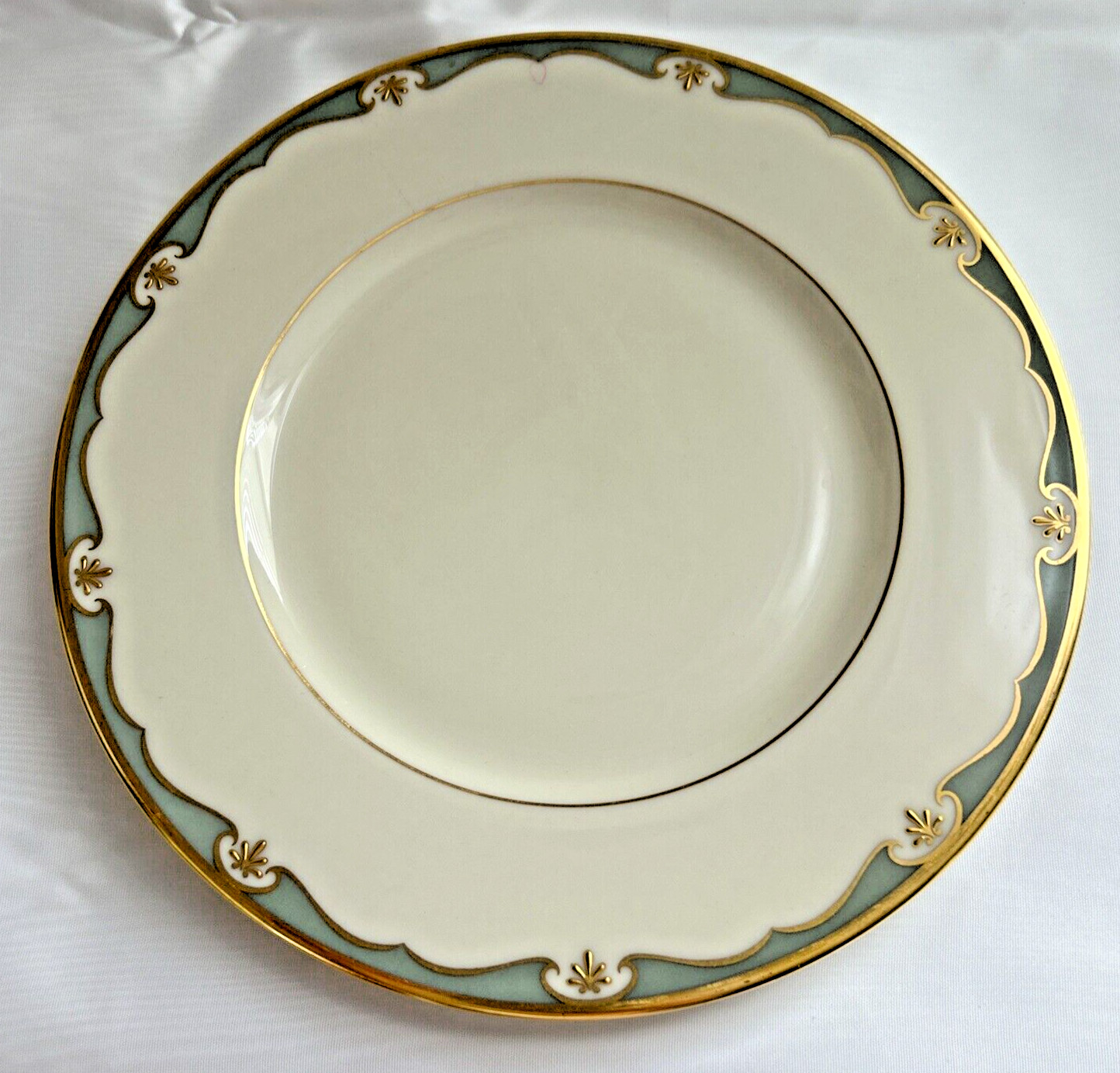 Vintage Meredith Turquoise Salad Plate by Lenox 1961-1976 Vintage Meredith Turquoise Salad Plate by Lenox 1961-1976