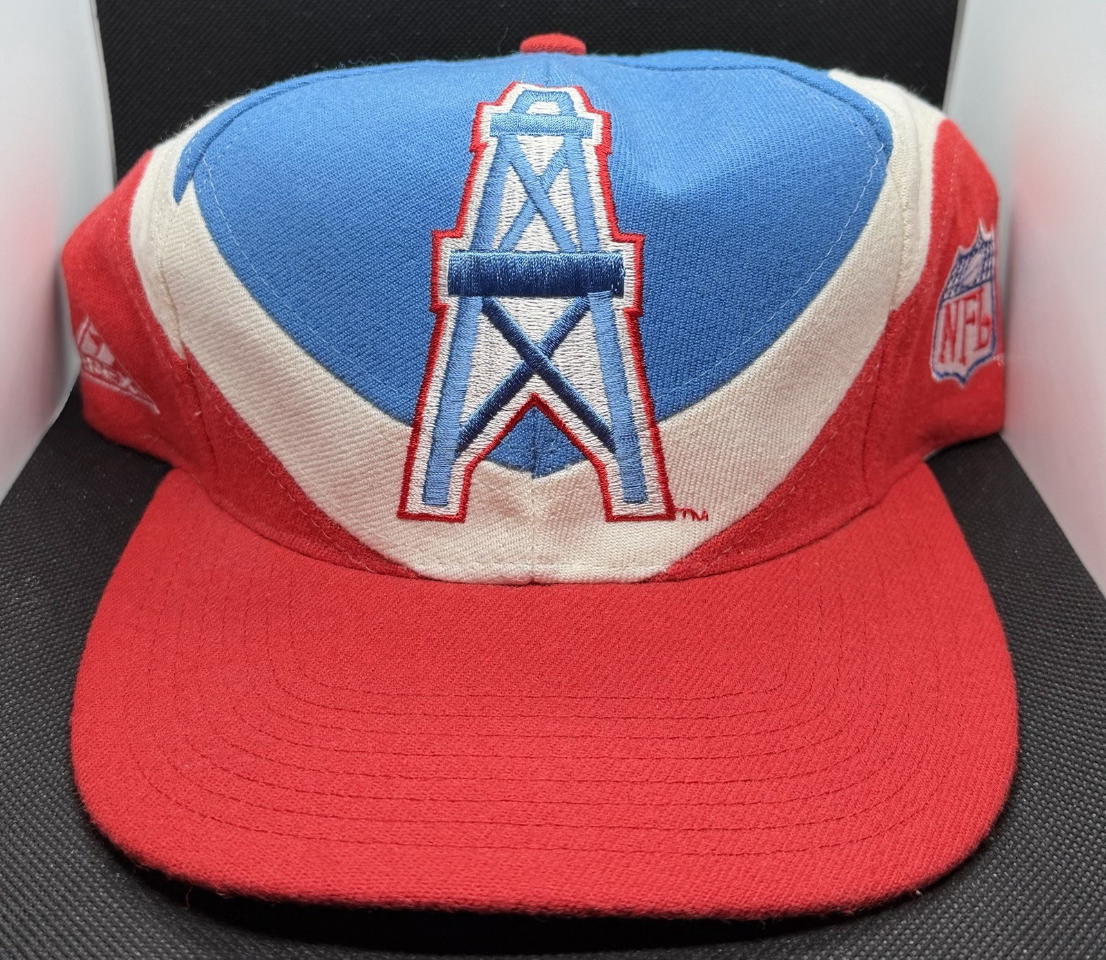 Vintage Houston Oilers NFL Authentic Proline Apex SnapBack Hat Unworn w/o Tags Vintage Houston Oilers NFL Authentic Proline Apex SnapBack Hat Unworn w/o Tags
