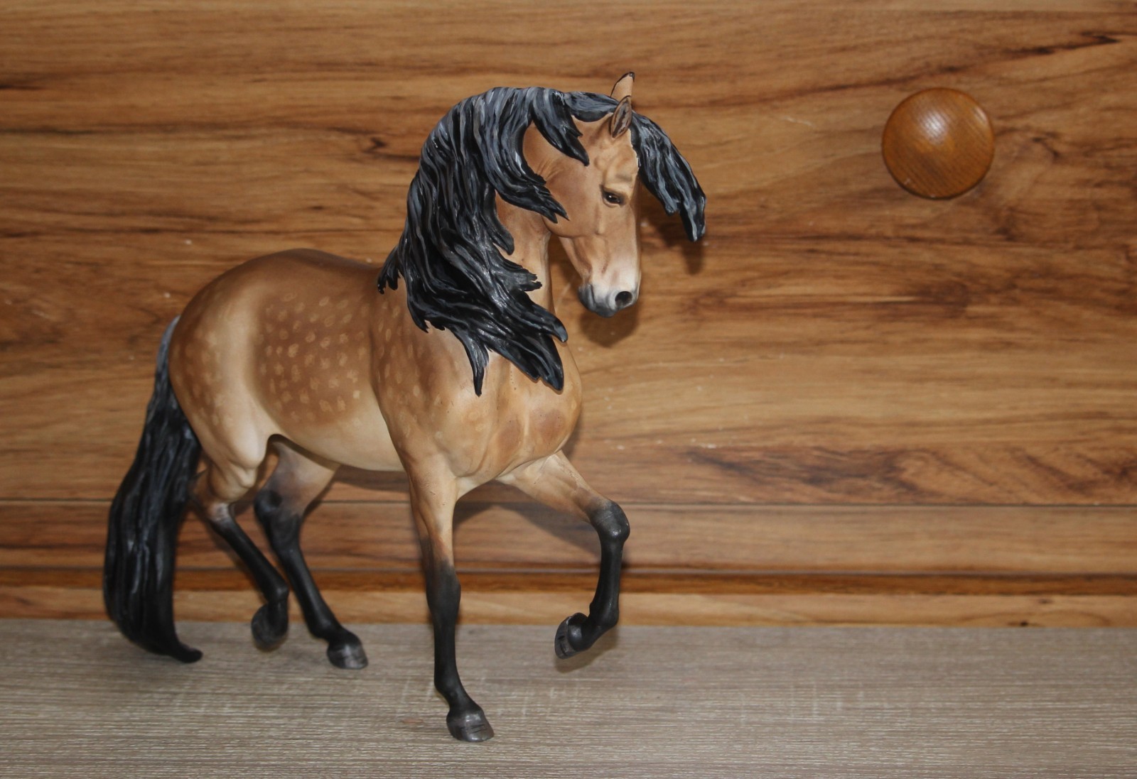 OOAK CM Breyer Traditional Amazigh Anamar Stallion Custom Dapple Buckskin Horse
