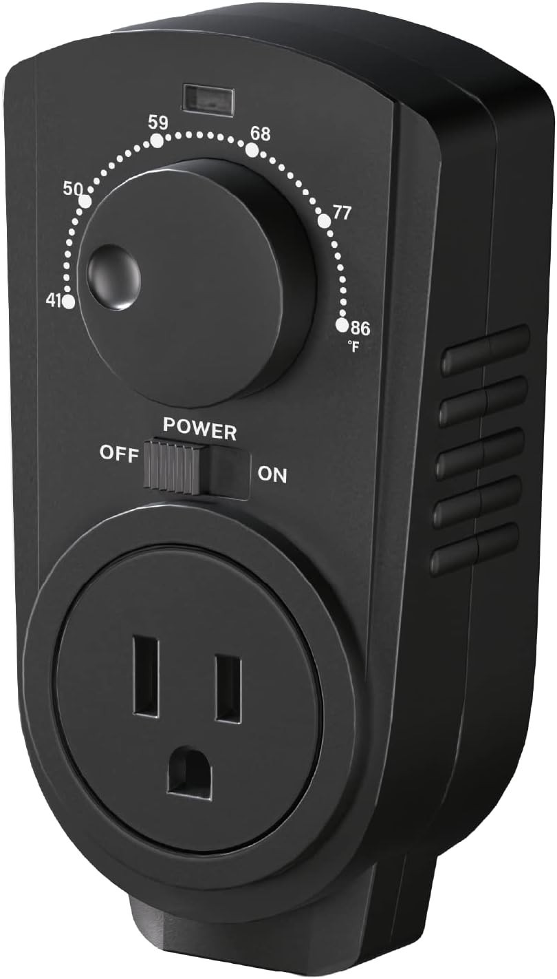 EconoHome Adjustable Thermostat-Universal Plugin Heating & Cooling EconoHome Adjustable Thermostat-Universal Plugin Heating & Cooling