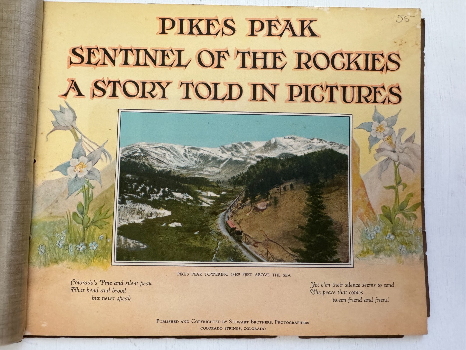 1910-20\'s Picture Book of Scenic Views for Pikes Peak Colorado 1910-20\'s Picture Book of Scenic Views for Pikes Peak Colorado