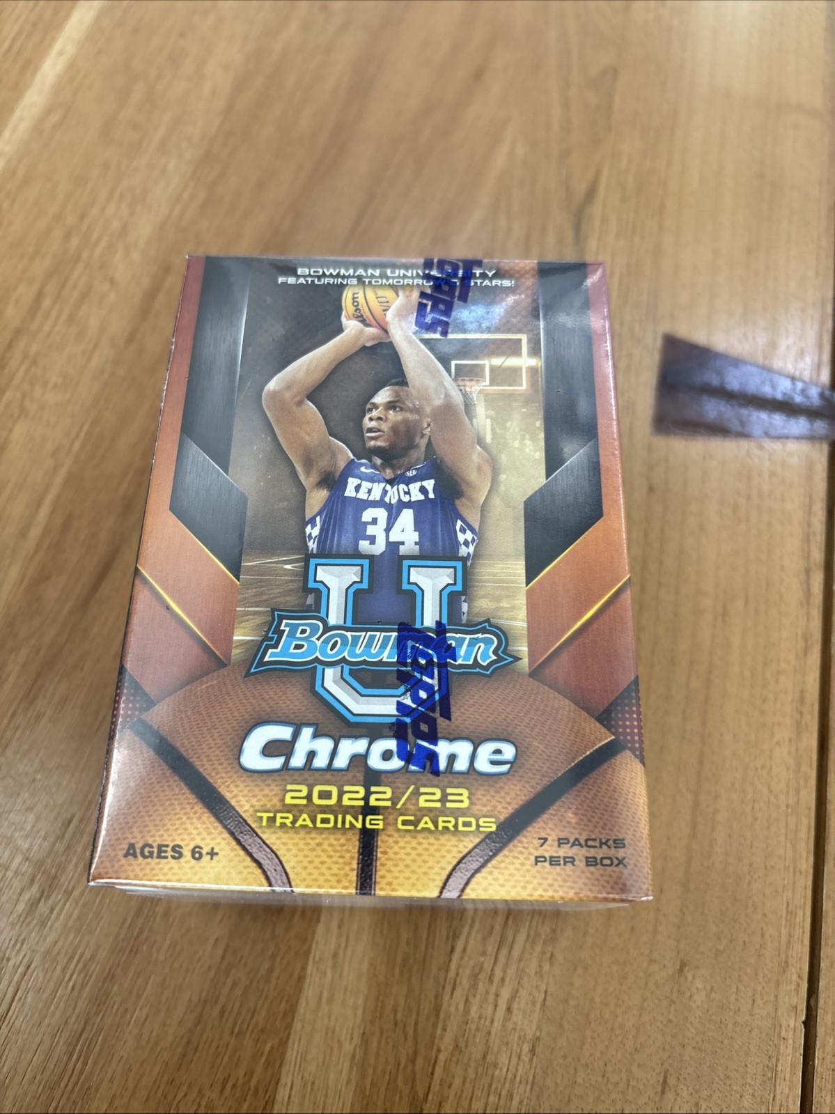 2022-23 Bowman Chrome University Basketball  Blaster Box WEMBY/ CAITLIN Auto?
