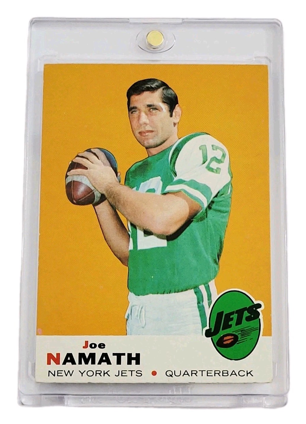 Joe Namath Vintage 1969 Topps HOF\'er