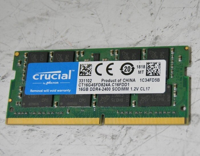 Crucial CT16G4SFD824A.C16FDD1 16GB Laptop Memory PC4 DDR4 RAM
