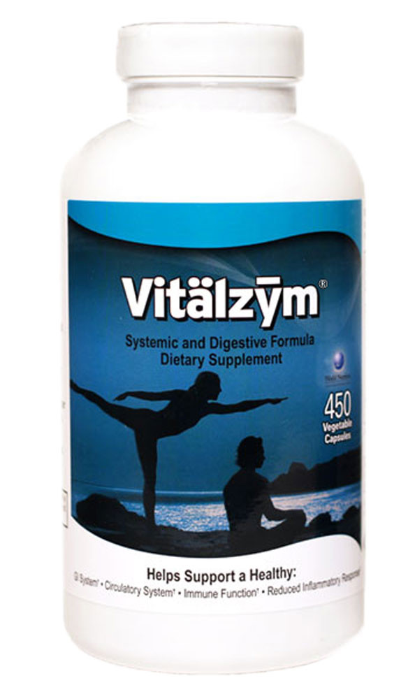 Vitalzym Systemic and Digestive Enzyme Formula 450 Caps - World Nutrition